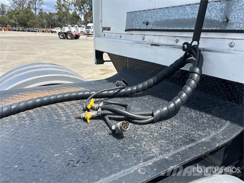 Vawdrey 7.2 m Tri/A B-Double Lead Curtain Side Trailer Kayar tenteli çekiciler
