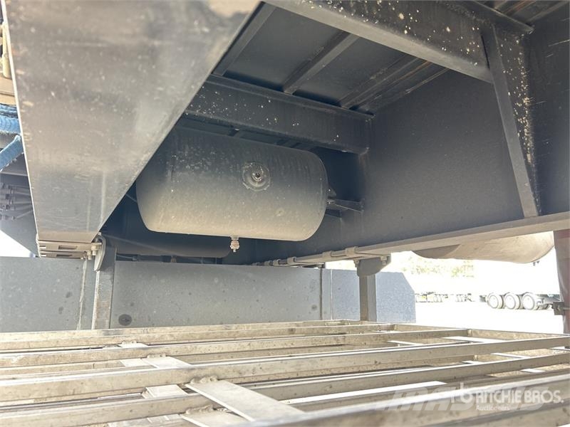 Vawdrey 7.2 m Tri/A B-Double Lead Curtain Side Trailer Kayar tenteli çekiciler