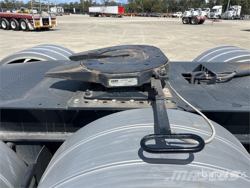 Vawdrey 7.2 m Tri/A B-Double Lead Curtain Side Trailer Kayar tenteli çekiciler