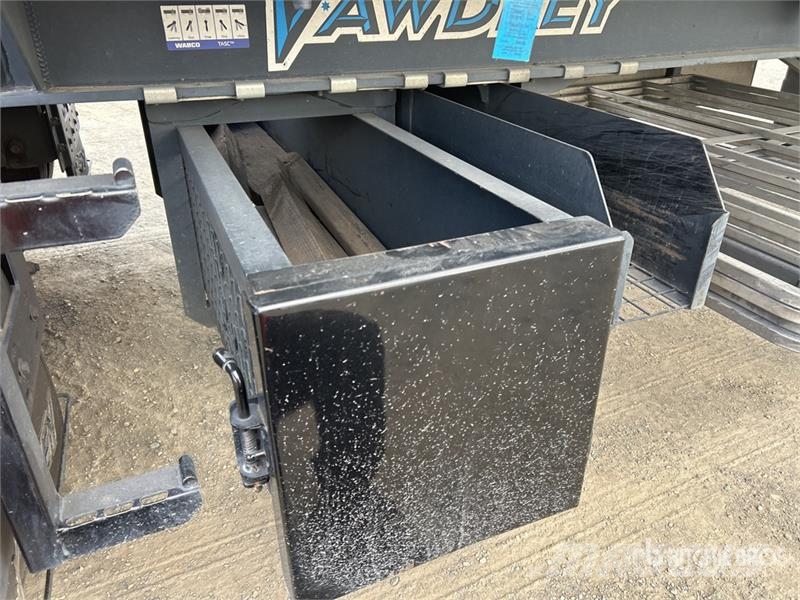 Vawdrey 7.2 m Tri/A B-Double Lead Curtain Side Trailer Kayar tenteli çekiciler