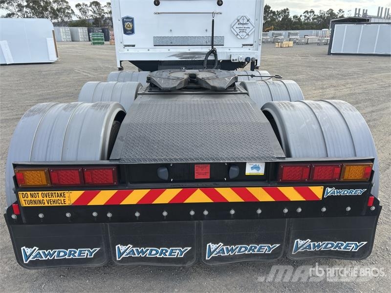 Vawdrey 7.2 m Tri/A B-Double Lead Curtain Side Trailer Kayar tenteli çekiciler
