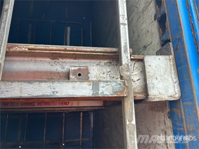 Vawdrey 7.3 m Tri/A B-Double Lead Step Deck Curtain Side T カーテンサイダートレーラー