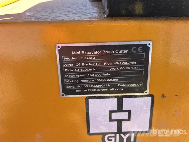 Vicsec VC-EBC32 24 in Mini Excavator Brush Cutter (Unused Diger parçalar