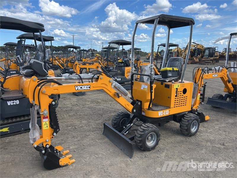 Vicsec VC-L13 Wheeled Mini Excavator (Unused) Minikoparki