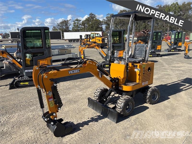 Vicsec VC-L13 Wheeled Mini Excavator (Inoperable) Mini excavators < 7t (Mini diggers)