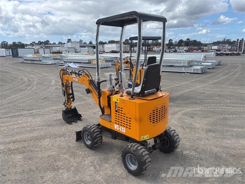 Vicsec VC-L13D Wheeled Mini Excavator (Unused) Mini ekskavatörler, 7 tona dek