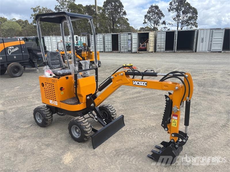 Vicsec VC-L13D Wheeled Mini Excavator (Unused) Mini ekskavatörler, 7 tona dek