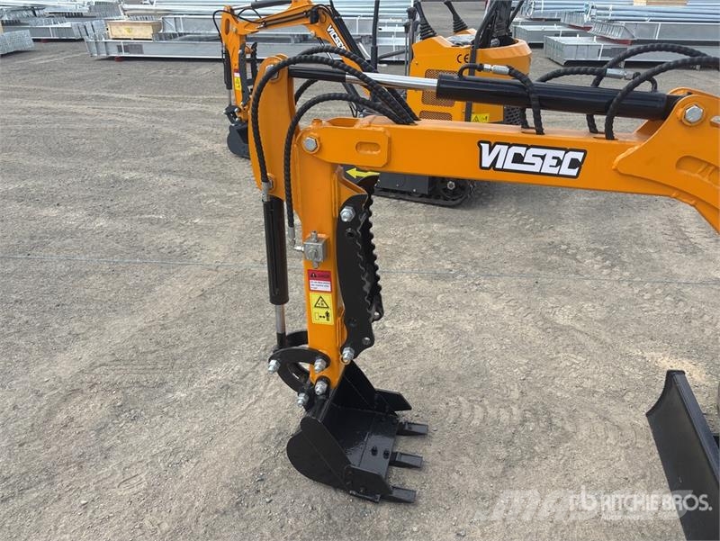 Vicsec VC-L13D Wheeled Mini Excavator (Unused) Mini ekskavatörler, 7 tona dek