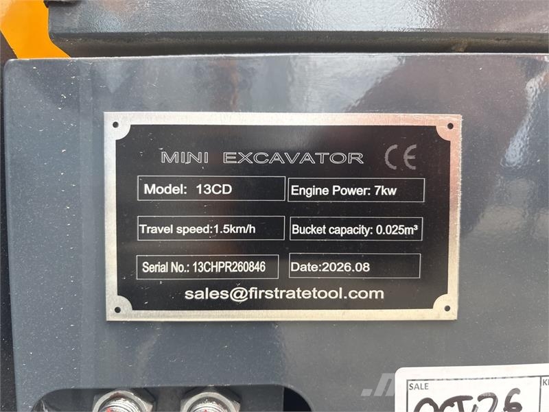 Vicsec VC13CD Mini Excavator (Unused) Mini excavators < 7t (Mini diggers)