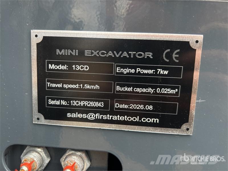Vicsec VC13CD Mini Excavator (Unused) Mini bageri < 7t