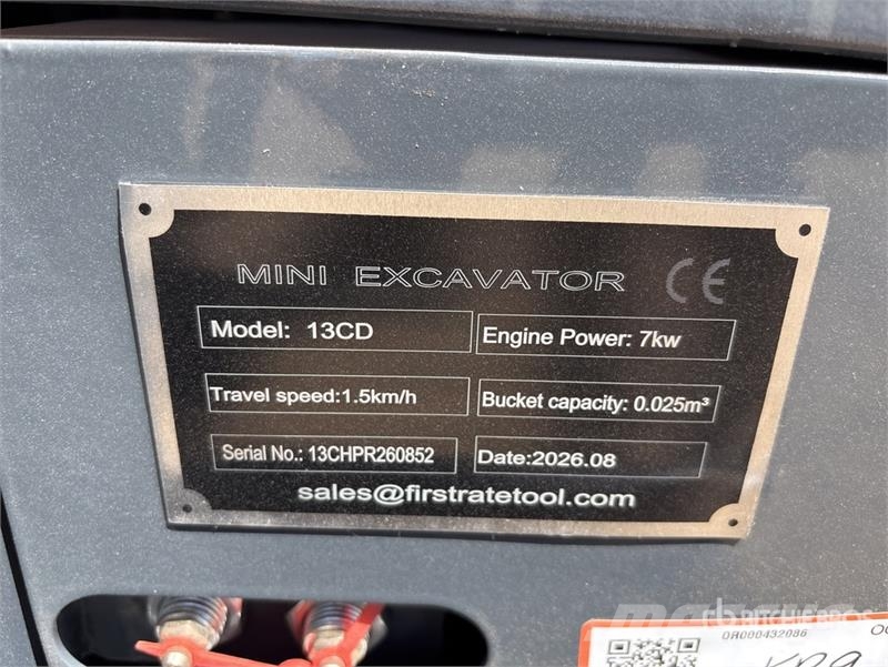 Vicsec VC13CD Mini Excavator (Unused) Miniexcavadoras
