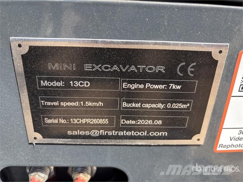 Vicsec VC13CD Mini Excavator (Unused) Miniexcavadoras