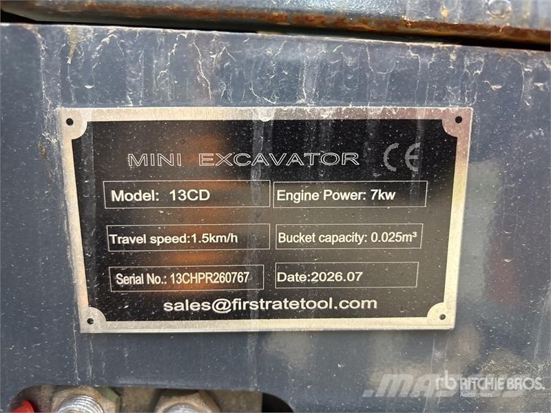 Vicsec VC13CD Mini Excavator (Unused) Mini excavators < 7t (Mini diggers)