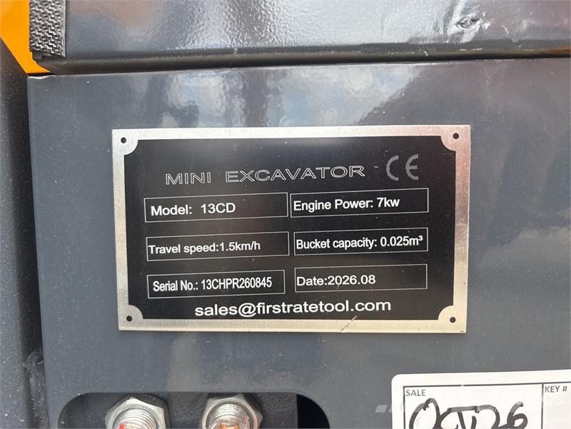 Vicsec VC13CD Mini Excavator (Unused) Mini excavators < 7t (Mini diggers)