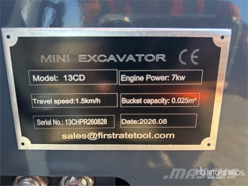 Vicsec VC13CD Mini Excavator (Unused) Minibagger < 7t