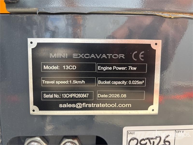 Vicsec VC13CD Mini Excavator (Unused) Mini rýpadlá < 7t