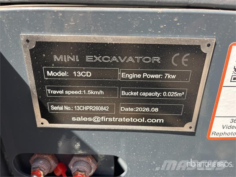 Vicsec VC13CD Mini Excavator (Unused) Mini pelle < 7t