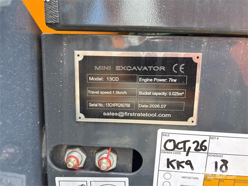 Vicsec VC13CD Mini Excavator (Unused) Miniexcavadoras