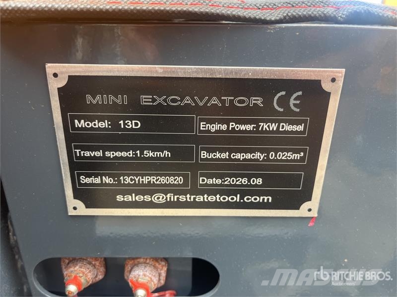 Vicsec VC13D Mini Excavator (Unused) Miniexcavadoras