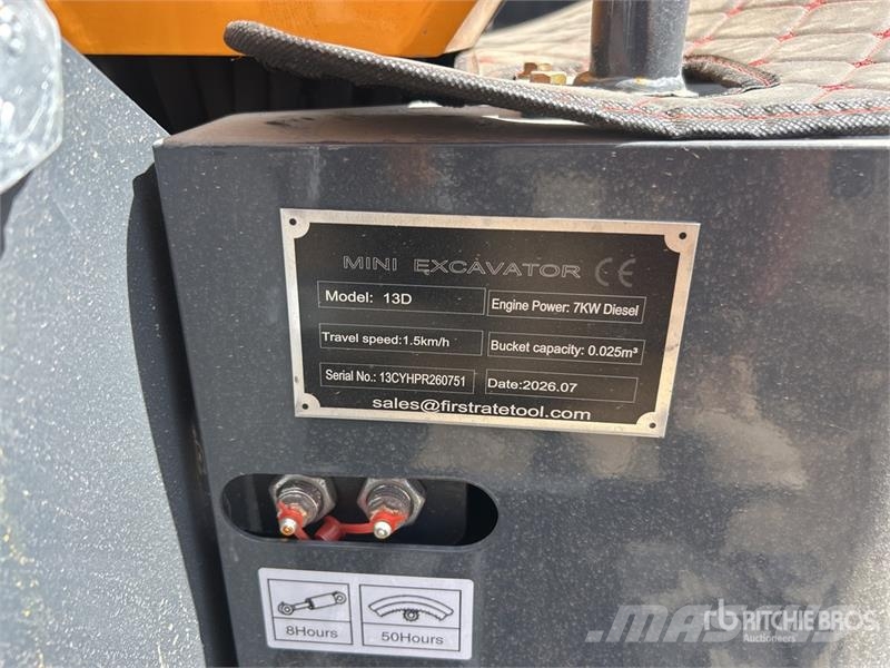 Vicsec VC13D Mini Excavator (Unused) Мини-экскаваторы