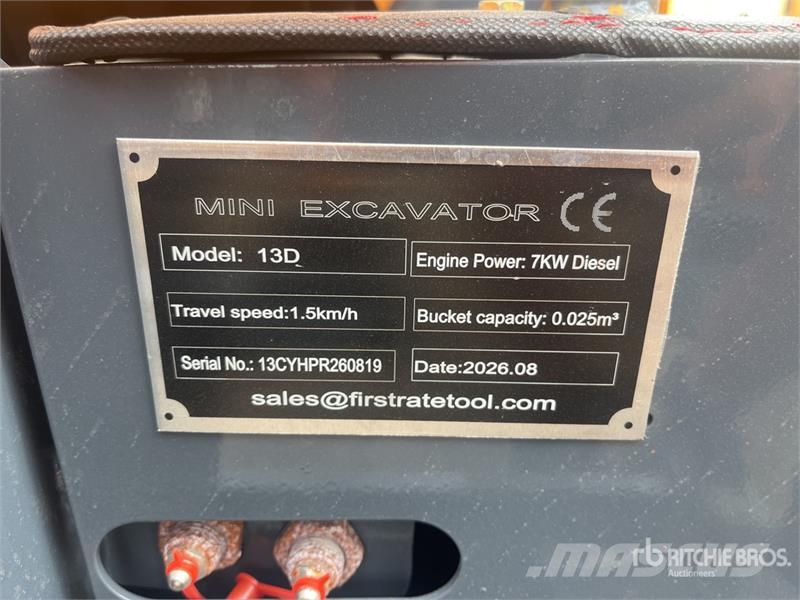 Vicsec VC13D Mini Excavator (Unused) Miniexcavadoras