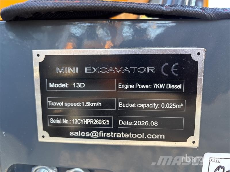 Vicsec VC13D Mini Excavator (Unused) Mini bageri < 7t