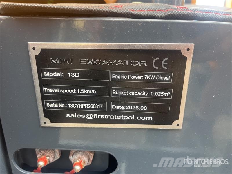 Vicsec VC13D Mini Excavator (Unused) Miniexcavadoras