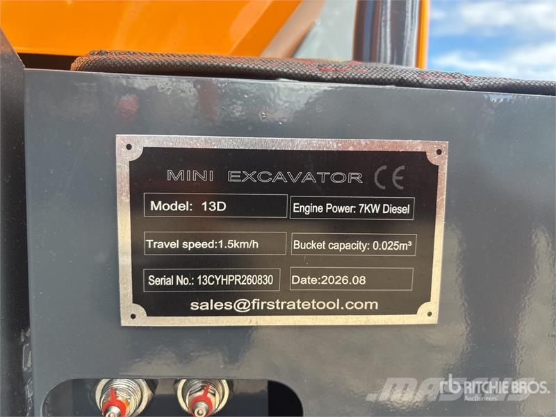 Vicsec VC13D Mini Excavator (Unused) Mini excavators < 7t (Mini diggers)