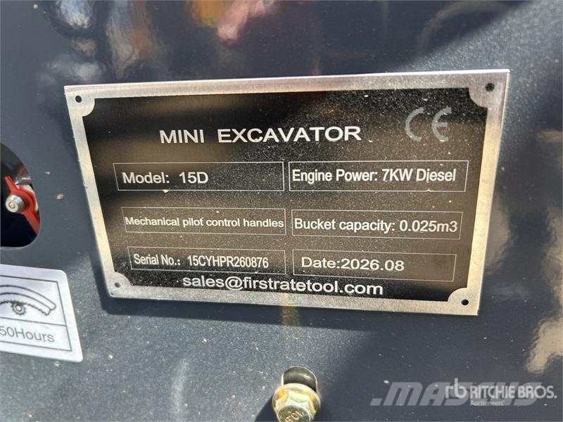 Vicsec VC15D Mini Excavator (Unused) Mini rýpadlá < 7t