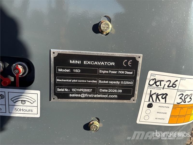 Vicsec VC15D Mini Excavator (Unused) Mini excavators < 7t (Mini diggers)