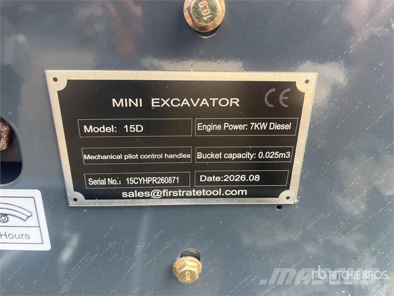 Vicsec VC15D Mini Excavator (Unused) Miniexcavadoras
