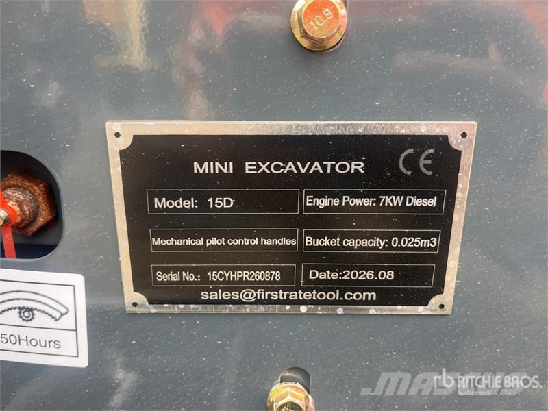 Vicsec VC15D Mini Excavator (Unused) Miniexcavadoras