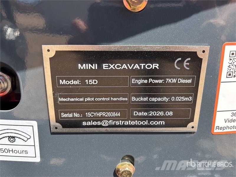 Vicsec VC15D Mini Excavator (Unused) Miniexcavadoras