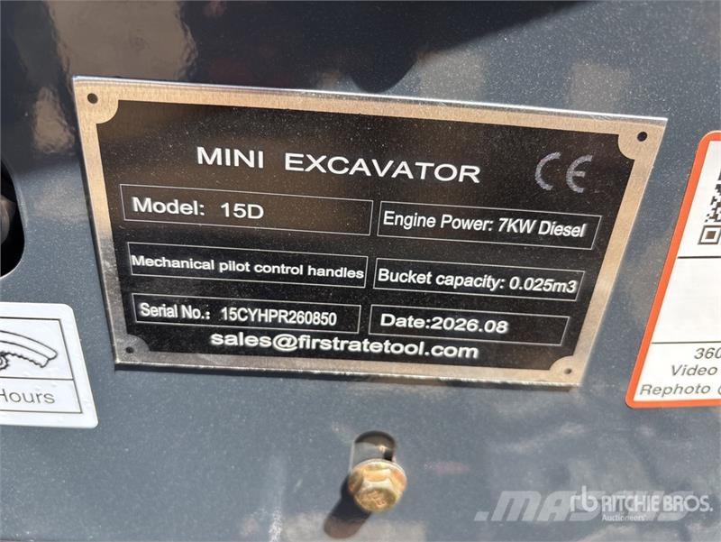 Vicsec VC15D Mini Excavator (Unused) Miniexcavadoras