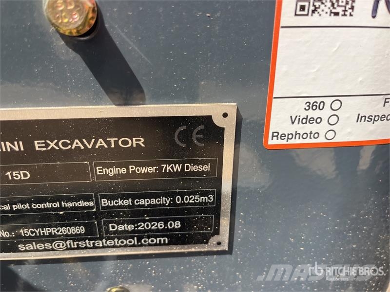 Vicsec VC15D Mini Excavator (Unused) Mini pelle < 7t