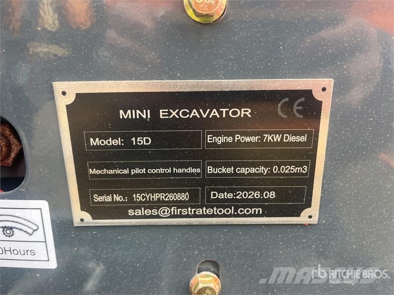 Vicsec VC15D Mini Excavator (Unused) Miniexcavadoras