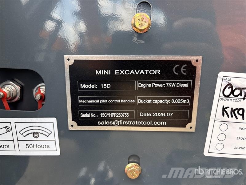 Vicsec VC15D Mini Excavator (Unused) Miniexcavadoras