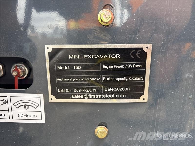 Vicsec VC15D Mini Excavator (Unused) Mini excavators < 7t (Mini diggers)