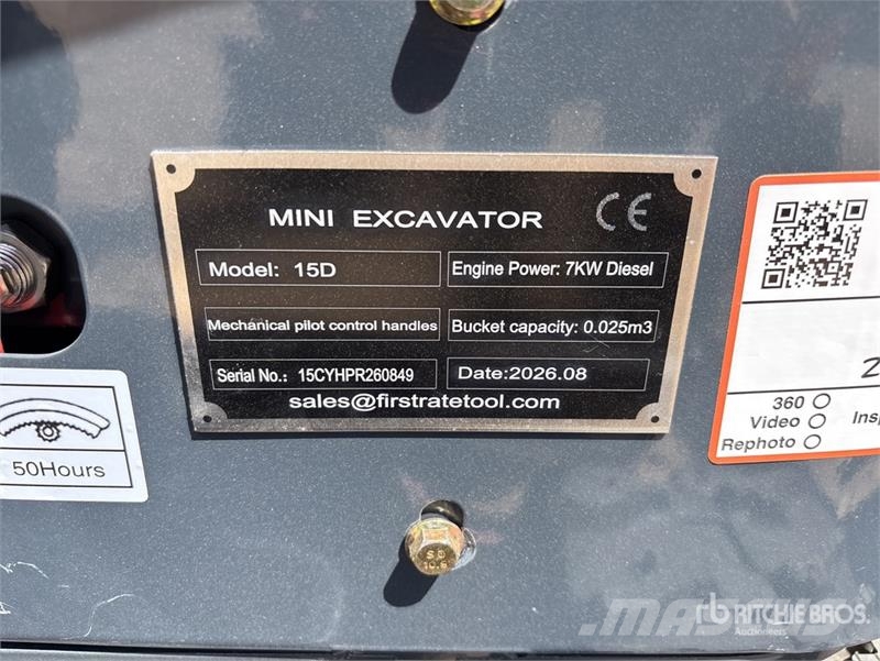 Vicsec VC15D Mini Excavator (Unused) Miniexcavadoras