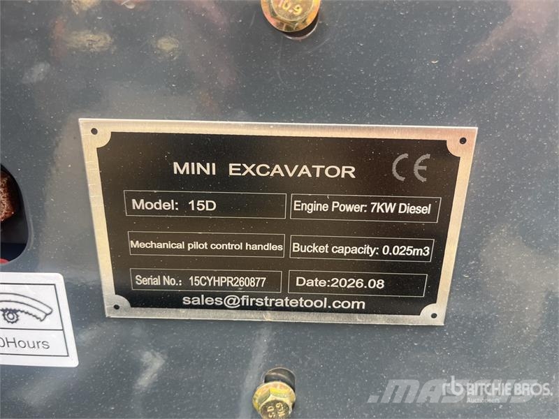 Vicsec VC15D Mini Excavator (Unused) Miniexcavadoras