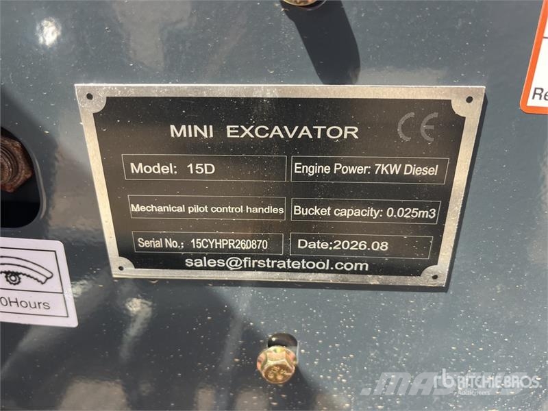 Vicsec VC15D Mini Excavator (Unused) Mini rýpadla < 7t