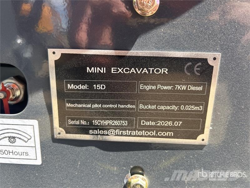 Vicsec VC15D Mini Excavator (Unused) Міні-екскаватори < 7т