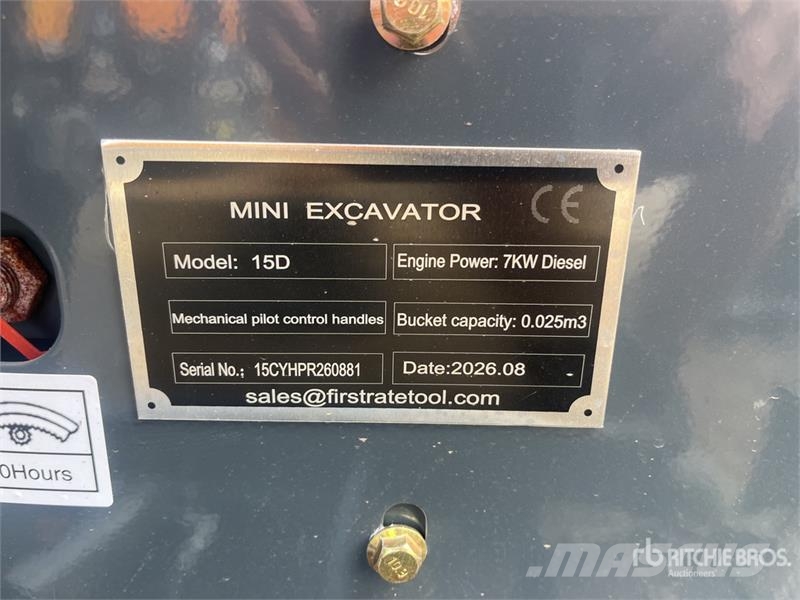 Vicsec VC15D Mini Excavator (Unused) Miniexcavadoras