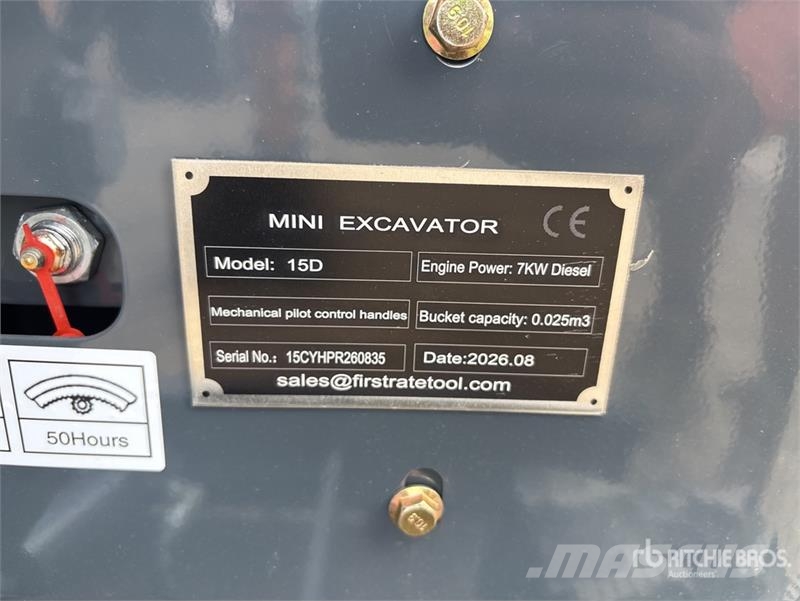 Vicsec VC15D Mini Excavator (Unused) Mini excavators < 7t (Mini diggers)