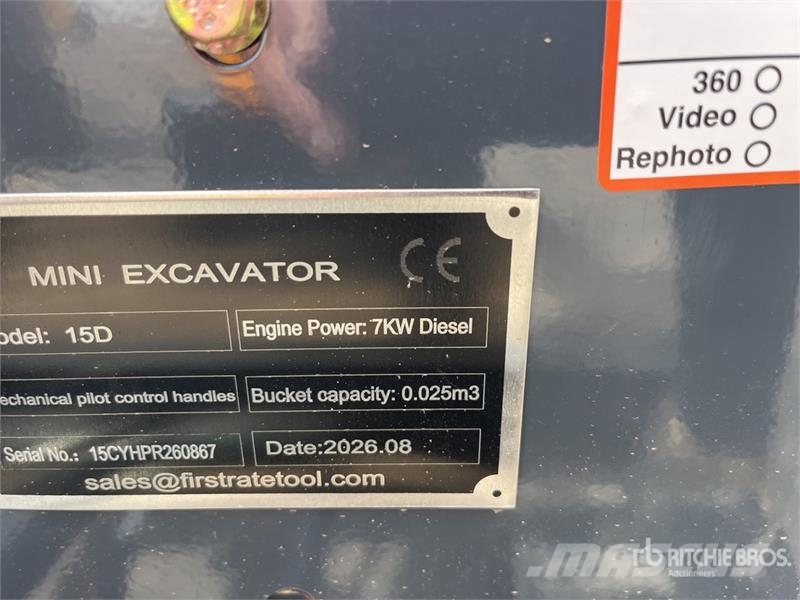Vicsec VC15D Mini Excavator (Unused) Miniexcavadoras