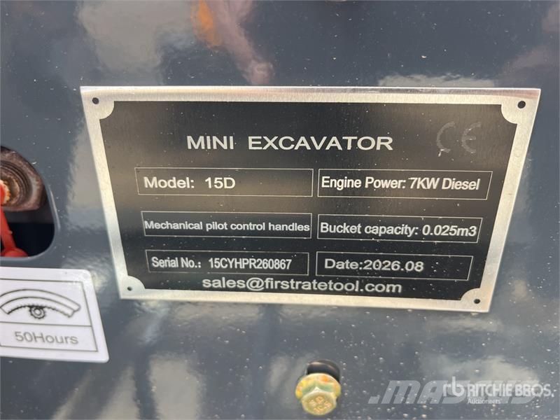 Vicsec VC15D Mini Excavator (Unused) Miniexcavadoras
