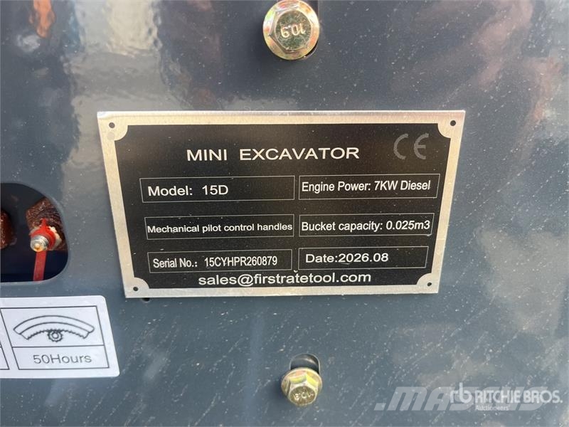 Vicsec VC15D Mini Excavator (Unused) Miniexcavadoras