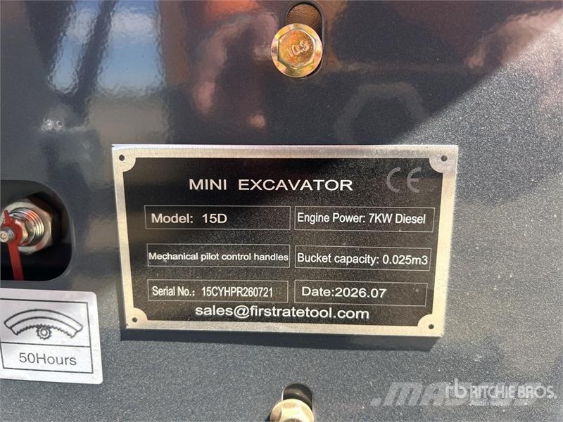 Vicsec VC15D Mini Excavator (Unused) Міні-екскаватори < 7т