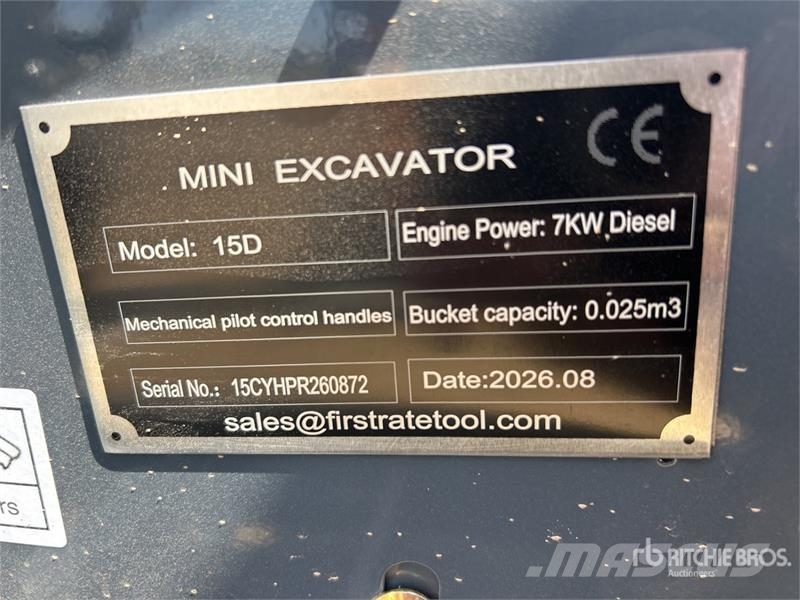 Vicsec VC15D Mini Excavator (Unused) Mini rýpadlá < 7t