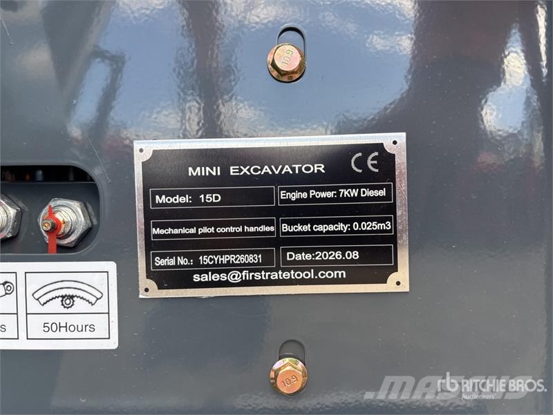 Vicsec VC15D Mini Excavator (Unused) Mini excavators < 7t (Mini diggers)